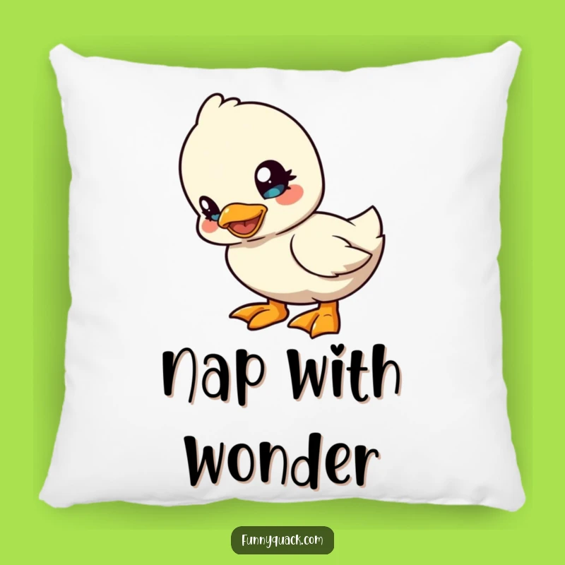 Funny Kawaii Duck Head Tilt Pillow: Cozy Playful Comfort Gift